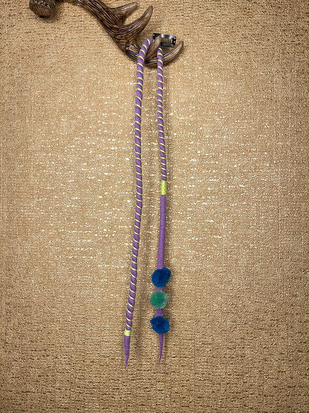 Furry Bobbles (Purple-Neon)