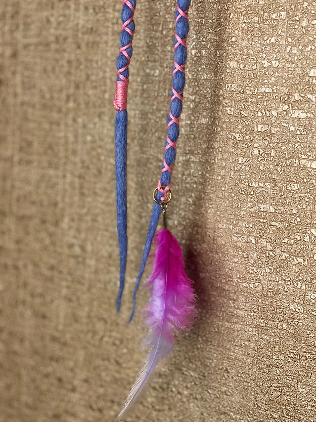 Baby Pink on Ice Blue