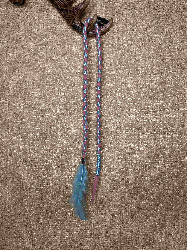 Powder Blue On Dusky Pink