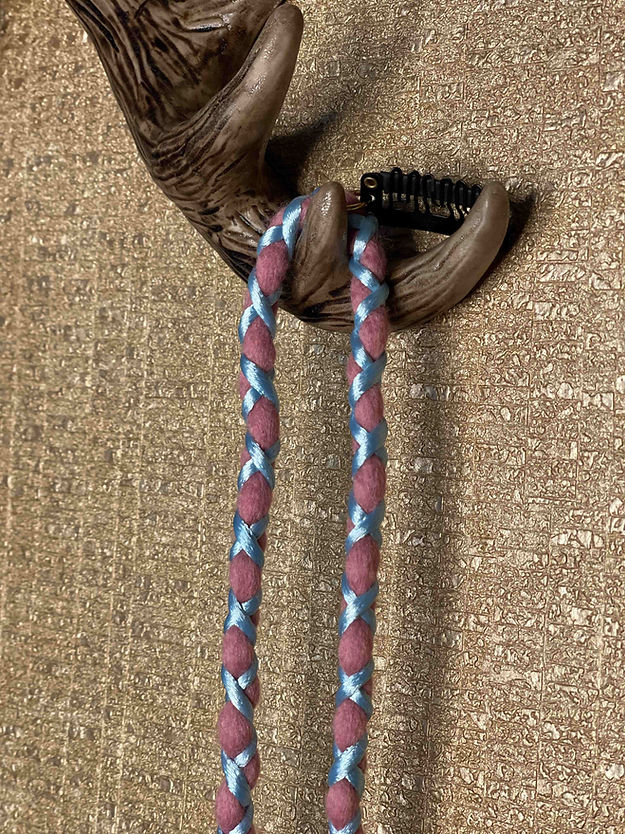 Powder Blue On Dusky Pink