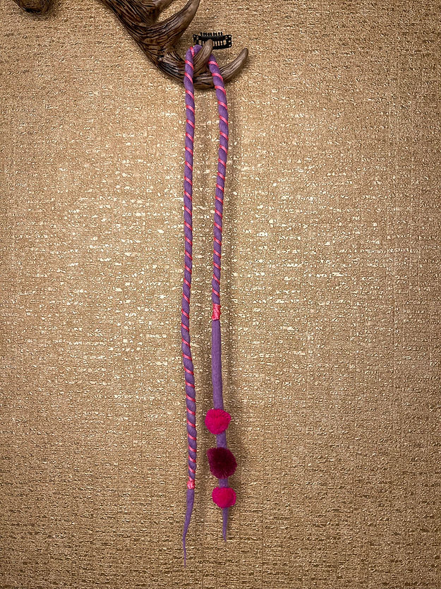Furry Bobbles (Purple-Pink)