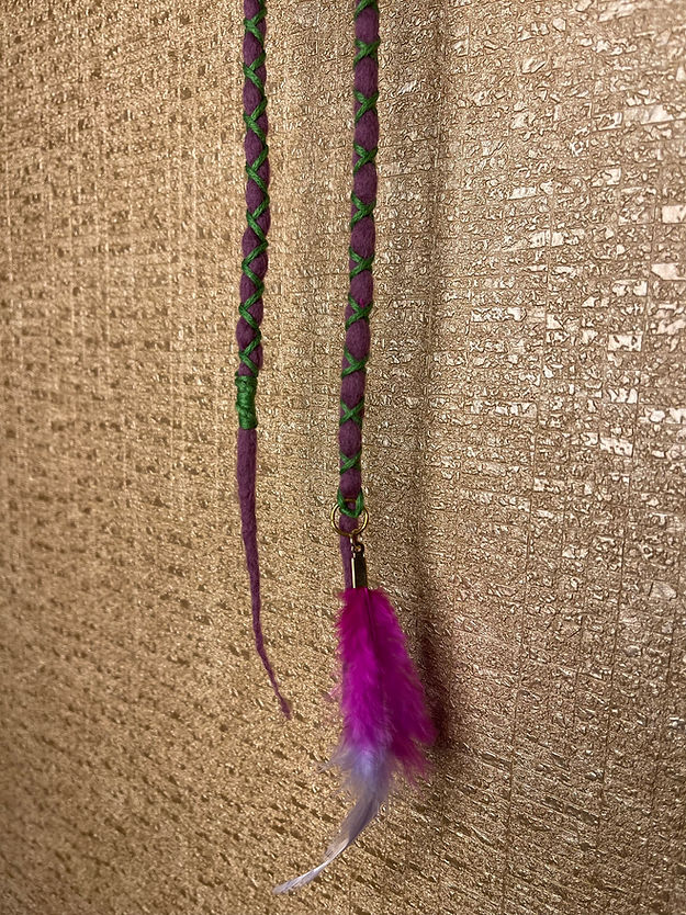 Forest Green on Plum