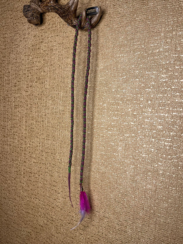 Forest Green on Plum